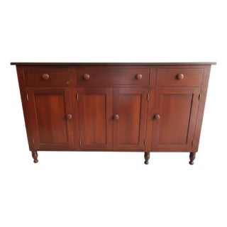 Tom Seely Solid Cherry Dining Buffet Sideboard For Sale