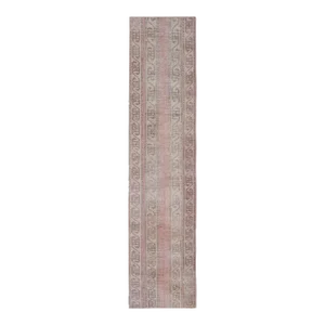 Kurdish Hand-Knotted Tribal Halway Rug 2'8" X 12'