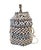 Vintage African Kuba Royal Beaded Basket Congo 21" H For Sale In New York - Image 6 of 9