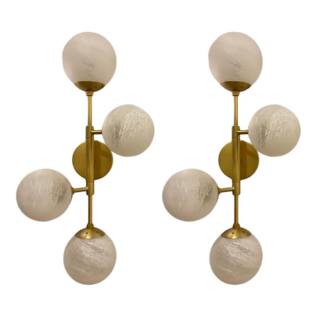 Arteriors Modern Christelle Sconces Pair For Sale