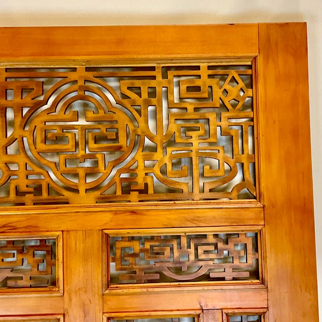 Chestnut 1970s Vintage Chinoiserie Arts & Crafts Wooden Asian Wall Panel Sculpture For Sale - Image 8 of 12