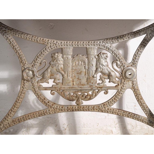 Garden Table in Cast Iron, Central Europe, 1900 For Sale - Image 9 of 12