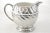 Vintage English platinum over ivory porcelain lusterware 16 oz. pitcher with a detailed vine pattern. Marked: “Sadler;...
