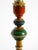 , Large 1980s Table Lamp Made of Colorful Stained Pine Wood For Sale - Image 10 of 18