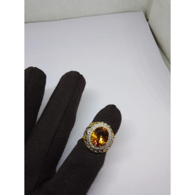 Gemstone details Gold Purity: 18K Solid Gold Citrine: 3.60 CTS Diamond: 1.0 cts 18K gold Gross weight: grams Net weight:...