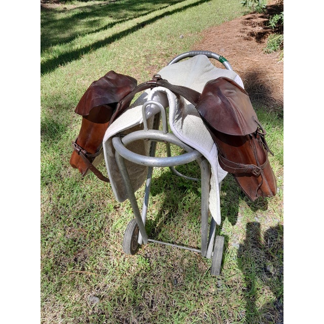These are authentic Vintage Military Calvary saddlebags dating back to the 1040s. The saddlebags are made of high-quality...