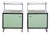 Bauhaus Side Tables in Chrome and Glass by Vichr a Spol., Czech, 1930s, Set of 2 For Sale