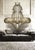Maria theresa 20 lights chandelier in polished chrome and crystal by aggiolight. Dimensions: d 150 x h 175 cm. Materials:...