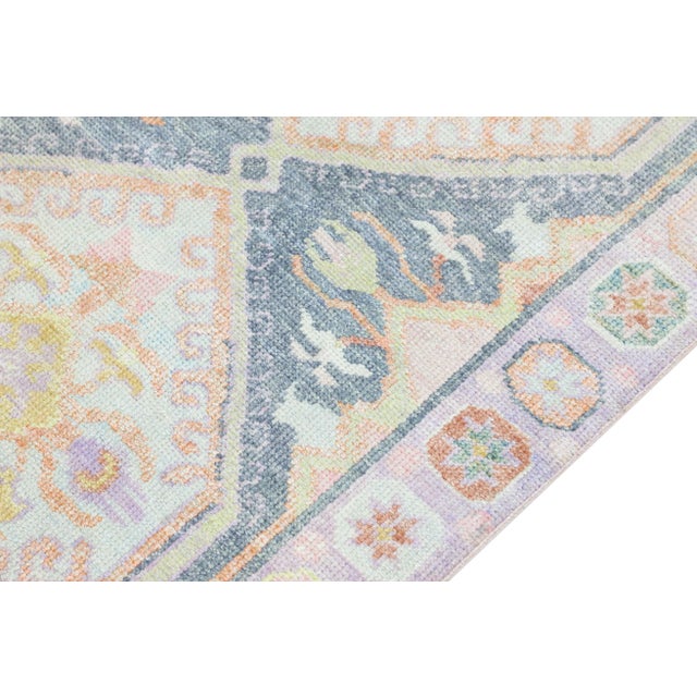 Turkish Modern Turkish Oushak Rug 3' x 6'7" For Sale - Image 3 of 9