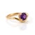 Elevate your style with the velvety depth and royal beauty of rich purple. Crafted with a contoured, wave-inspired band,...
