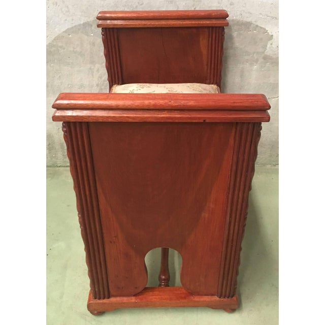 Set of Four Modernist Rectangular Upholstered Window Benches With Arms For Sale - Image 11 of 13