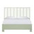 Liam Standard Bed King - Celery Green For Sale - Image 12 of 12