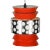 Orange Metal 35098 Pendant Lamp For Sale