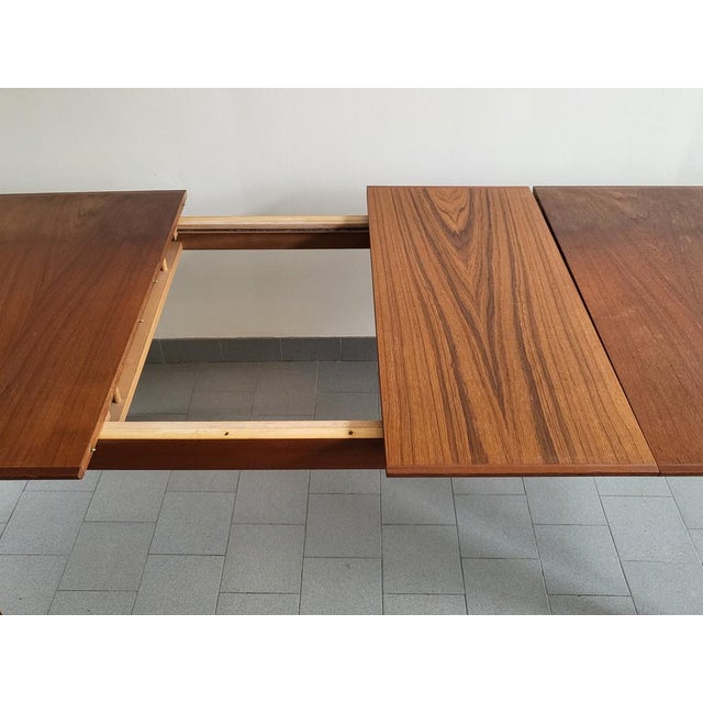 Mid-Century Modern Scandinavian Danish Dining Table in Teak, 1960s For Sale - Image 3 of 14