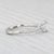 2010s A Jaffe Round Semi Mount Diamond Engagement Ring 18k White Gold Size 6 For Sale - Image 5 of 8