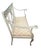 Hand‑Painted Vintage Gustavian Style Two‑Seater Settee — Designer/Statement Piece For Sale - Image 9 of 11