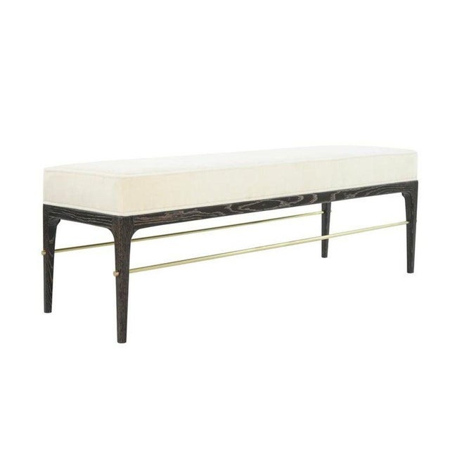 Linear Bench in Black Ceruse Series 48 by Stamford Modern For Sale - Image 12 of 18
