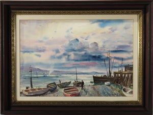 William Lyons Wilson, Coastal Scene in Tobermory, Mull, Scottland, Circa 1940