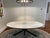 Contemporary Arhaus Meridian White Marble Top Oval Dining Table For Sale - Image 3 of 12