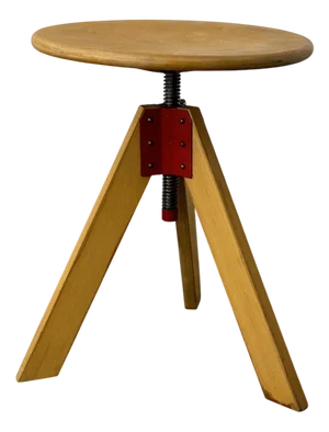 Modernist Italian Swivel Stool by D Urbino & Lomazzi, De Pas for Zanotta, 1970s