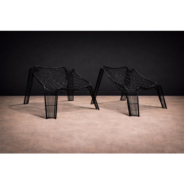 Armchairs With Organic Shape in Iron, Unknown, 1950s For Sale - Image 4 of 10
