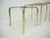 1970s Mid-Century Brass & Smoked Glass Nesting Tables, 1970s, Set of 3 For Sale - Image 5 of 14