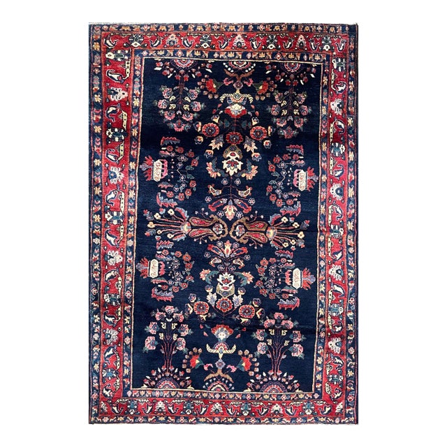 Antique Persian Mohajeran Sarouk Rug For Sale