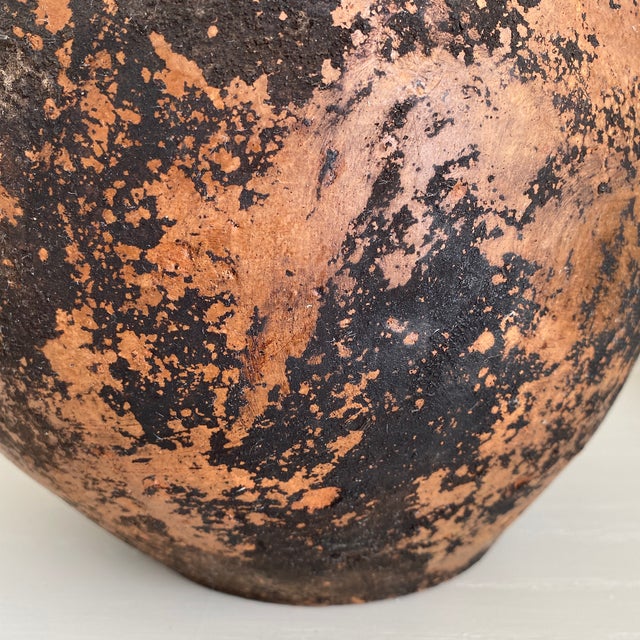 Antique Large Rustic Terra-Cotta Turkish Yoghurt Vessel Pot For Sale - Image 11 of 12