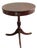 Vintage Lane Mahogany Drum Table Round Pedestal Side End Table Drawer Claw Feet For Sale