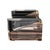"Semiretta" Ottoman With Bronze, Polished Ebony, Stainless Steel For Sale - Image 4 of 6