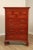 Early 21st Century Henkel Harris Chippendale Style Cherry High Chest of Drawers For Sale - Image 9 of 13
