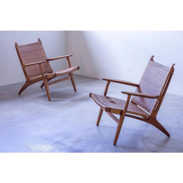 CH-27 Chairs by Hans J. Wegner for Carl Hansen & Søn, 1950s, Set of 2 For Sale - Image 9 of 18