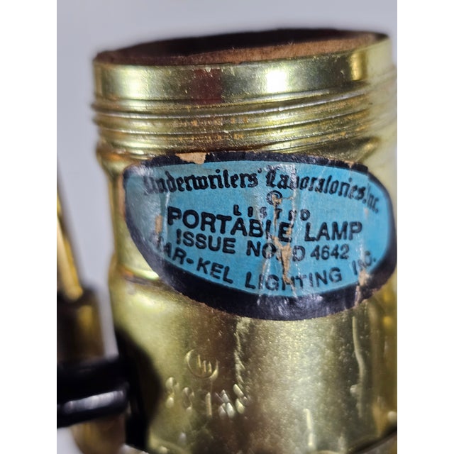 Vintage Large Chocolate Ginger Jar Lamp For Sale In Baltimore - Image 6 of 10