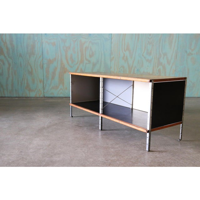 1950s 1st Gen Eames ESU100-n by Herman Miller Credenza Cabinet, Attributed For Sale - Image 4 of 16