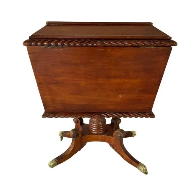 Mahogany Cellarette / Wine Caddy, Georgian Style For Sale - Image 11 of 12