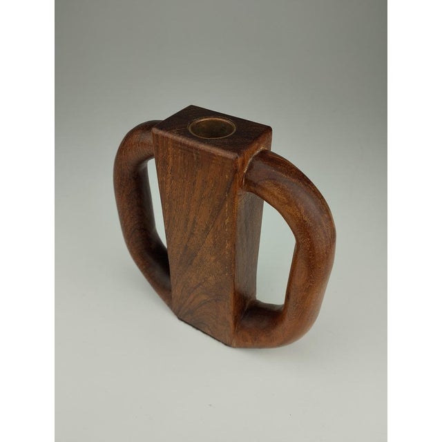 Mid-Century Modern Mid-Century Teak Vase, 1960s For Sale - Image 3 of 8