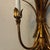 Vintage Italian Gilt Gold Metal Sheaf of Wheat Electric Candle Wall Sconce For Sale In Tampa - Image 6 of 10