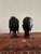 Vintage Carved African Ebony Heads - a Pair For Sale - Image 4 of 9