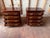 Pair of Late 20th Century Chippendale Four-Drawer Nighstands by Null Solid wood frame, brass hardware. Dovetail joints...