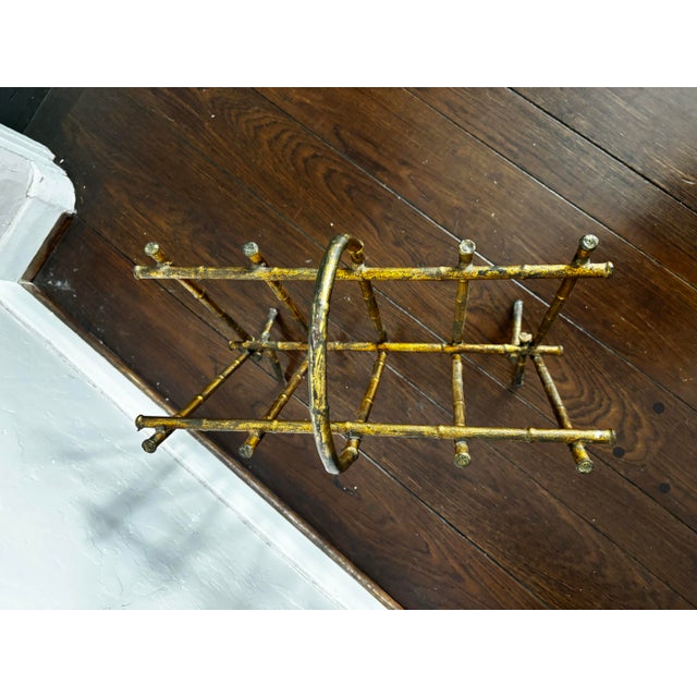 Wonderful and rare faux bamboo Stand made in Italy
