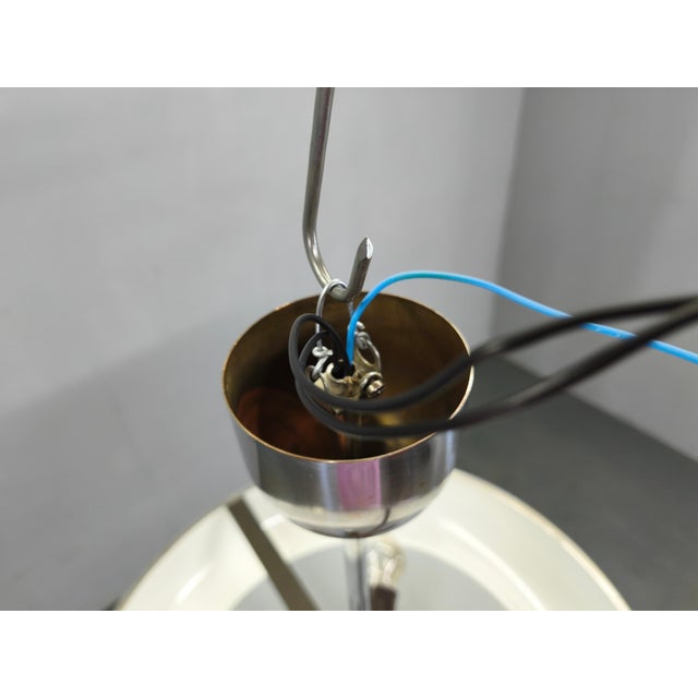 Bauhaus UFO Pendant Lamp by Josef Hurka for Napako, 1930s For Sale - Image 9 of 13