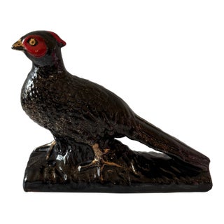 Mid Century Modern Ceramic Pheasant Figurine For Sale
