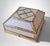 Mid 20th Century Mid 20th Century Italian Brass and Frosted Opaline Glass Flush Mount Ceiling Light For Sale - Image 5 of 18