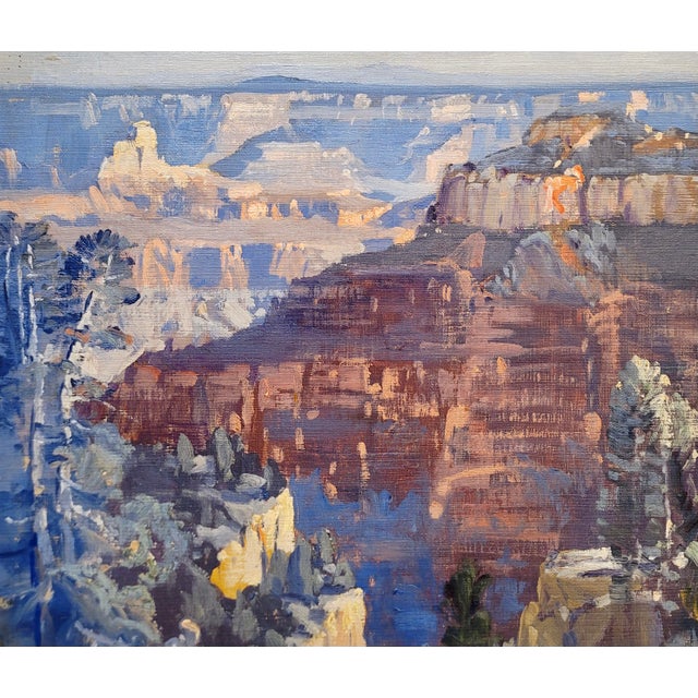 Fitch Fulton - 1920s View of the Grand Canyon - Oil Painting For Sale - Image 4 of 10
