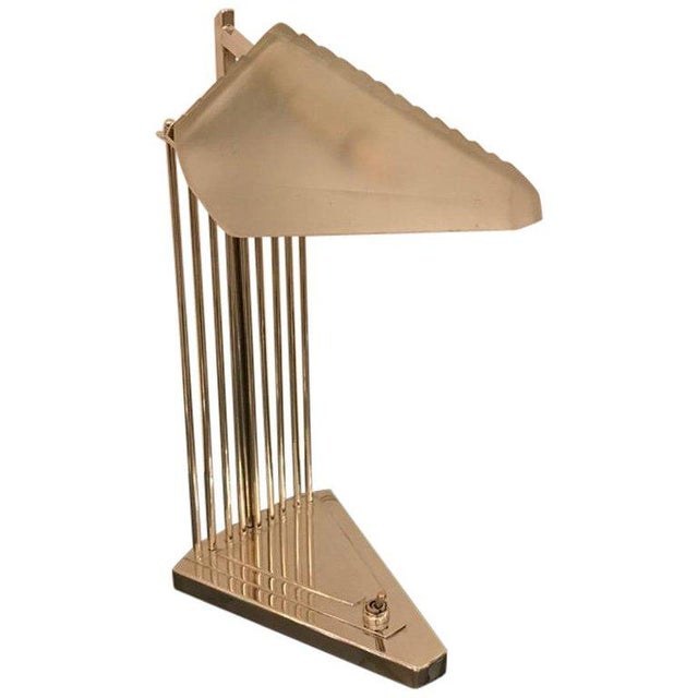 French Art Deco Desk Lamp Signed by Gênet Et Michon For Sale - Image 13 of 13