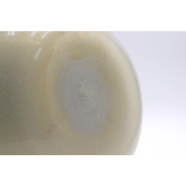 Muranese Glass Vase with Leaves, 1960s For Sale - Image 12 of 13