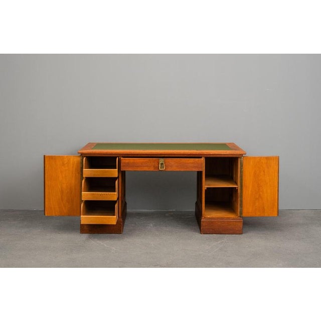 Art Nouveau Desk in Oak, Early 20th Century For Sale - Image 3 of 18
