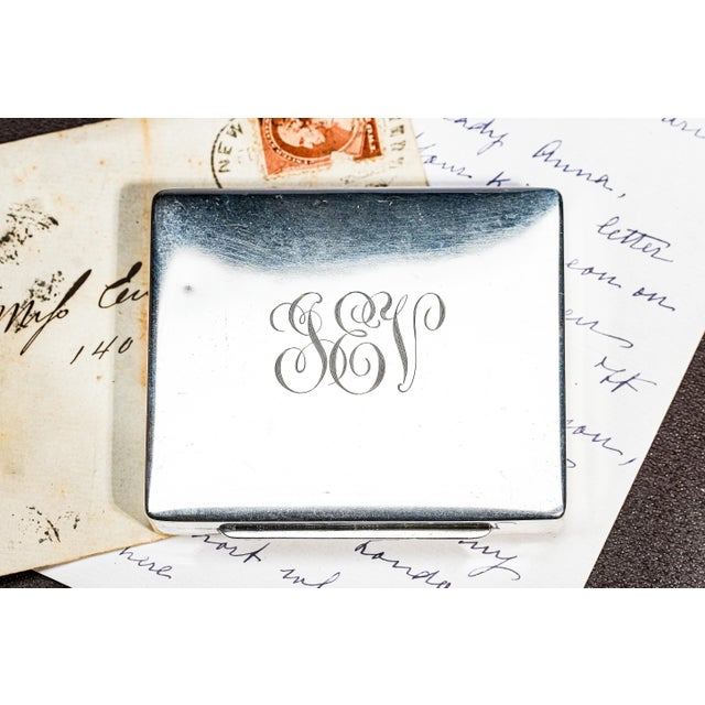 This beautiful antique sterling silver box was crafted by the respected Thomae Company around 1930. Solidly made and...
