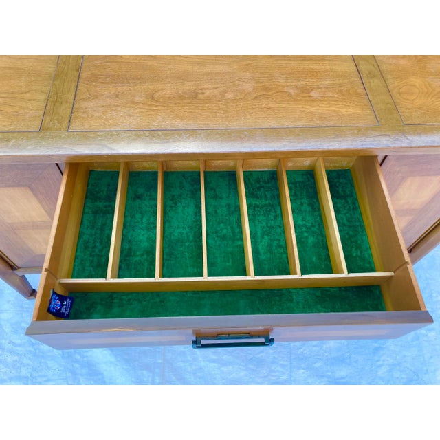 American 1960’s Walnut Server by White Furniture Co., American Made. For Sale - Image 3 of 13