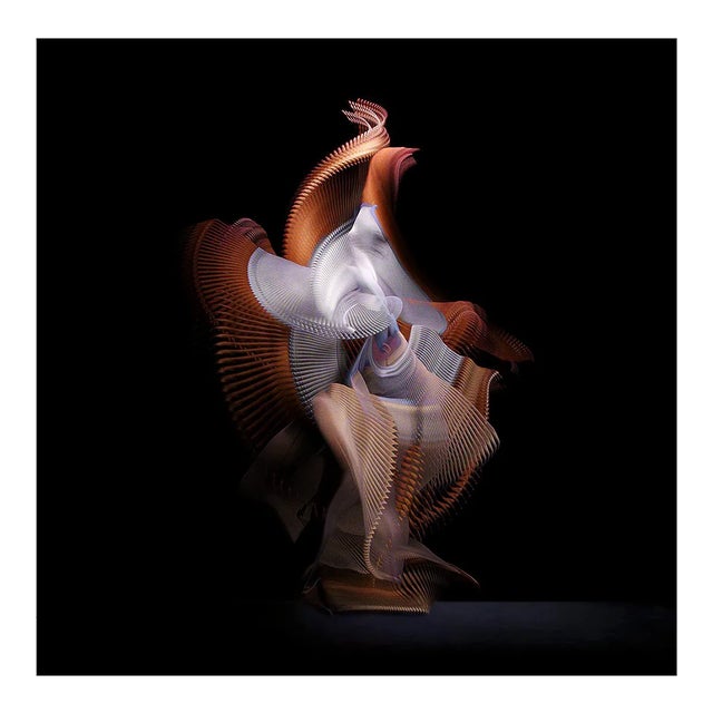 Abstract Dancers, White 1, 2019, Photograph For Sale